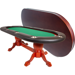 BBO Elite 94" Sunken Playing Surface Mahogany Poker Table (2BBO-ELT)