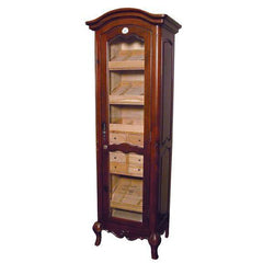 Quality Importers 3000 Ct. French Walnut Antique Style Humidor Cigar Tower (HUM-2000-ANTIQUE)