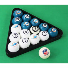 Imperial Miami Dolphins Billiard Balls with Numbers