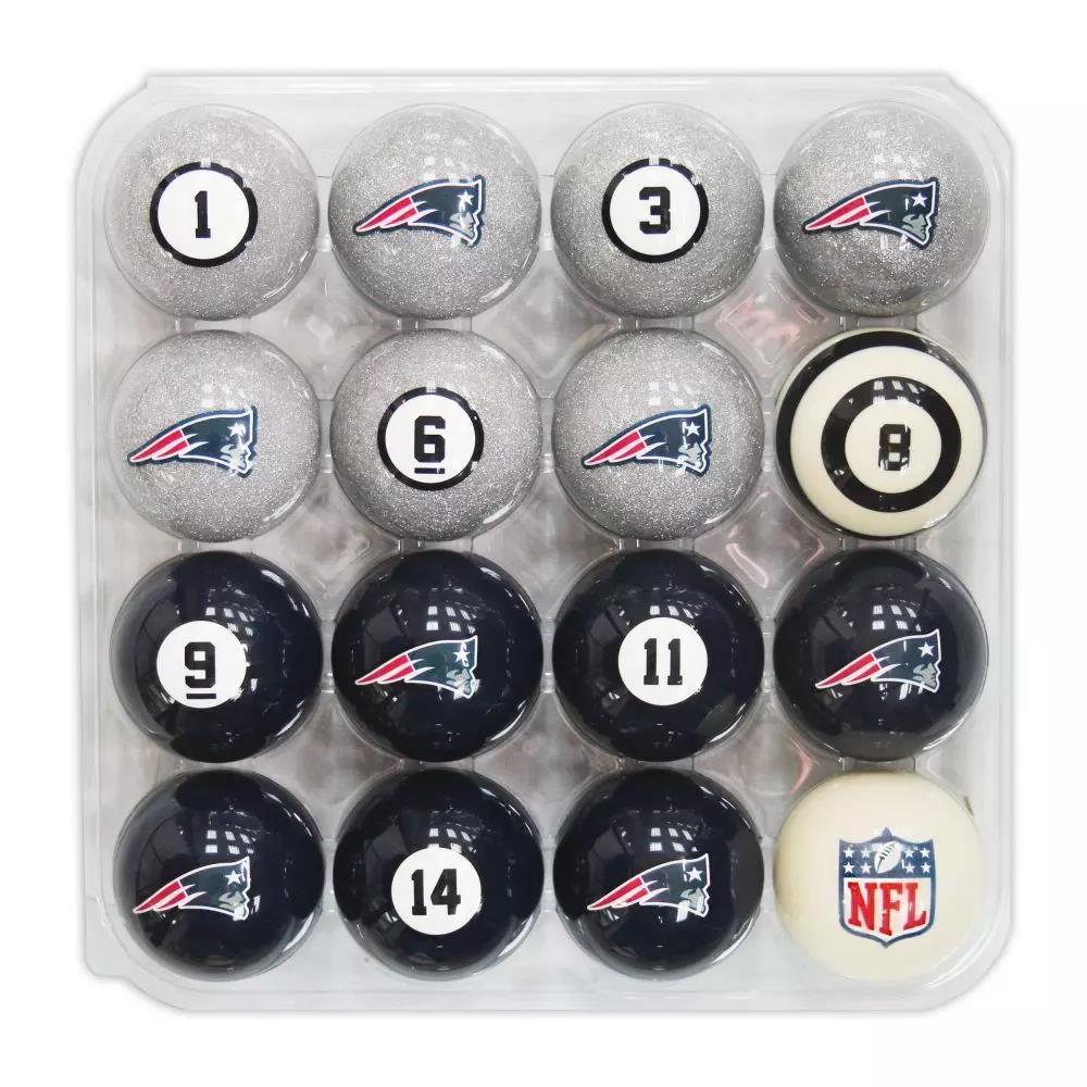 Imperial New England Patriots Billiard Balls with Numbers