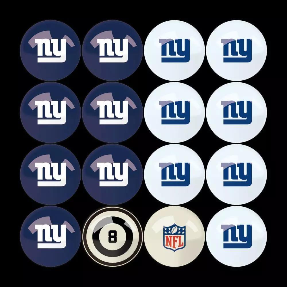 Imperial New York Giants Billiard Balls with Numbers