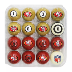 Imperial San Francisco 49ers Billiard Balls with Numbers